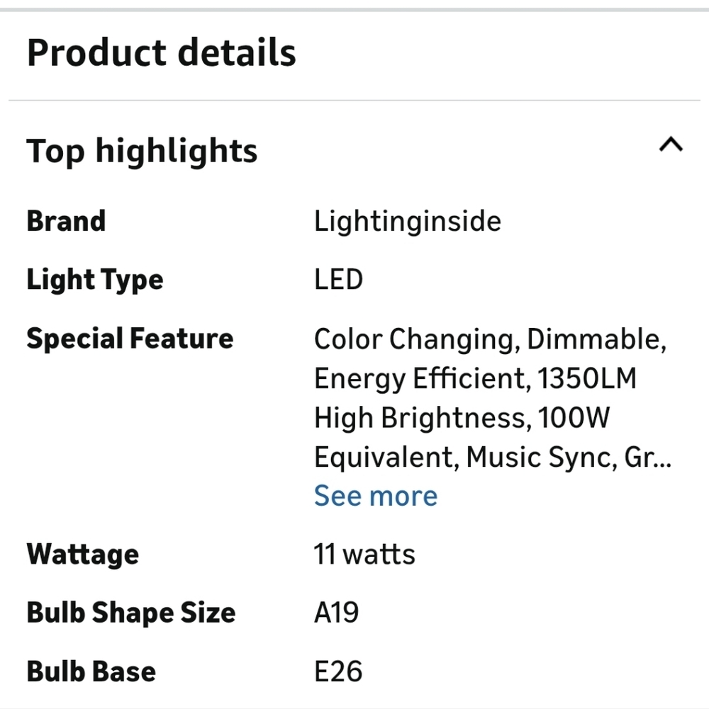 🆕️ LightingInside Smart LED Bulbs - Picture 7 of 9